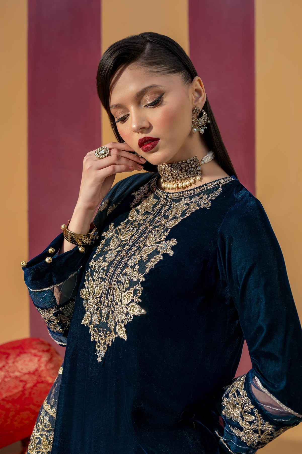 Maria B | M Basics Festive Velvet | MB-USW24-607