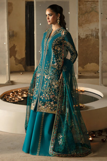 Hayat by Afrozeh Embroidered Organza 3Pc Suit AFH-24-09 MEERUB