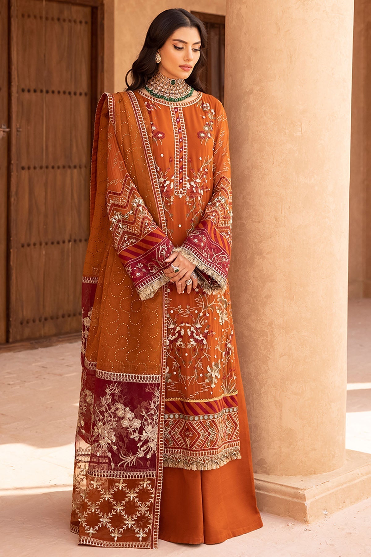 Nureh | Embroidered Luxury Chiffon | NEL-22