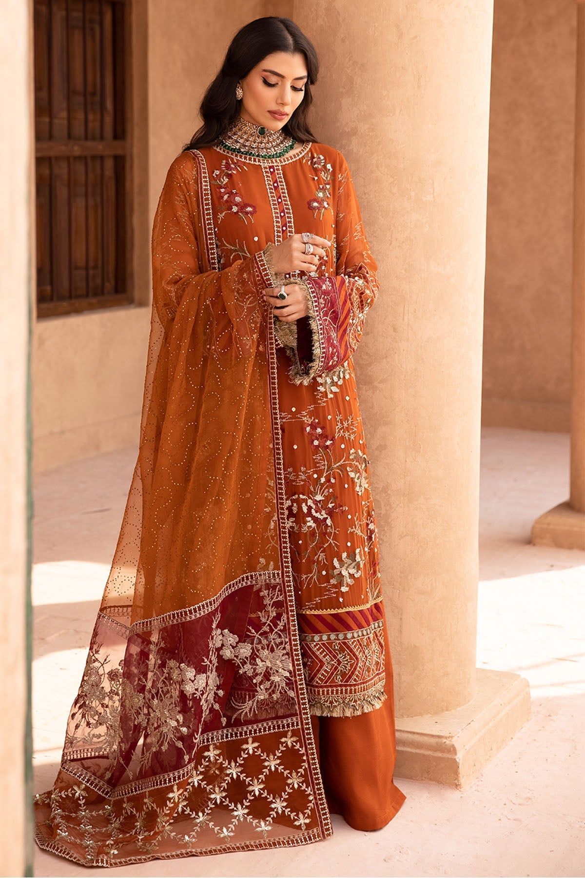 Nureh | Embroidered Luxury Chiffon | NEL-22