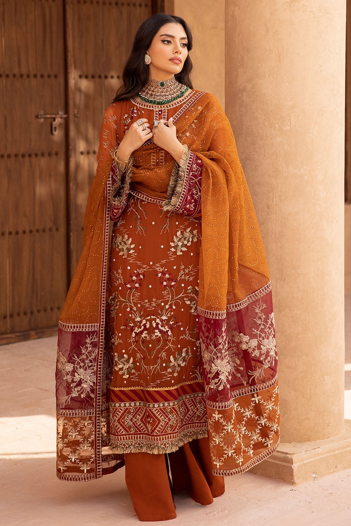 Nureh | Embroidered Luxury Chiffon | NEL-22