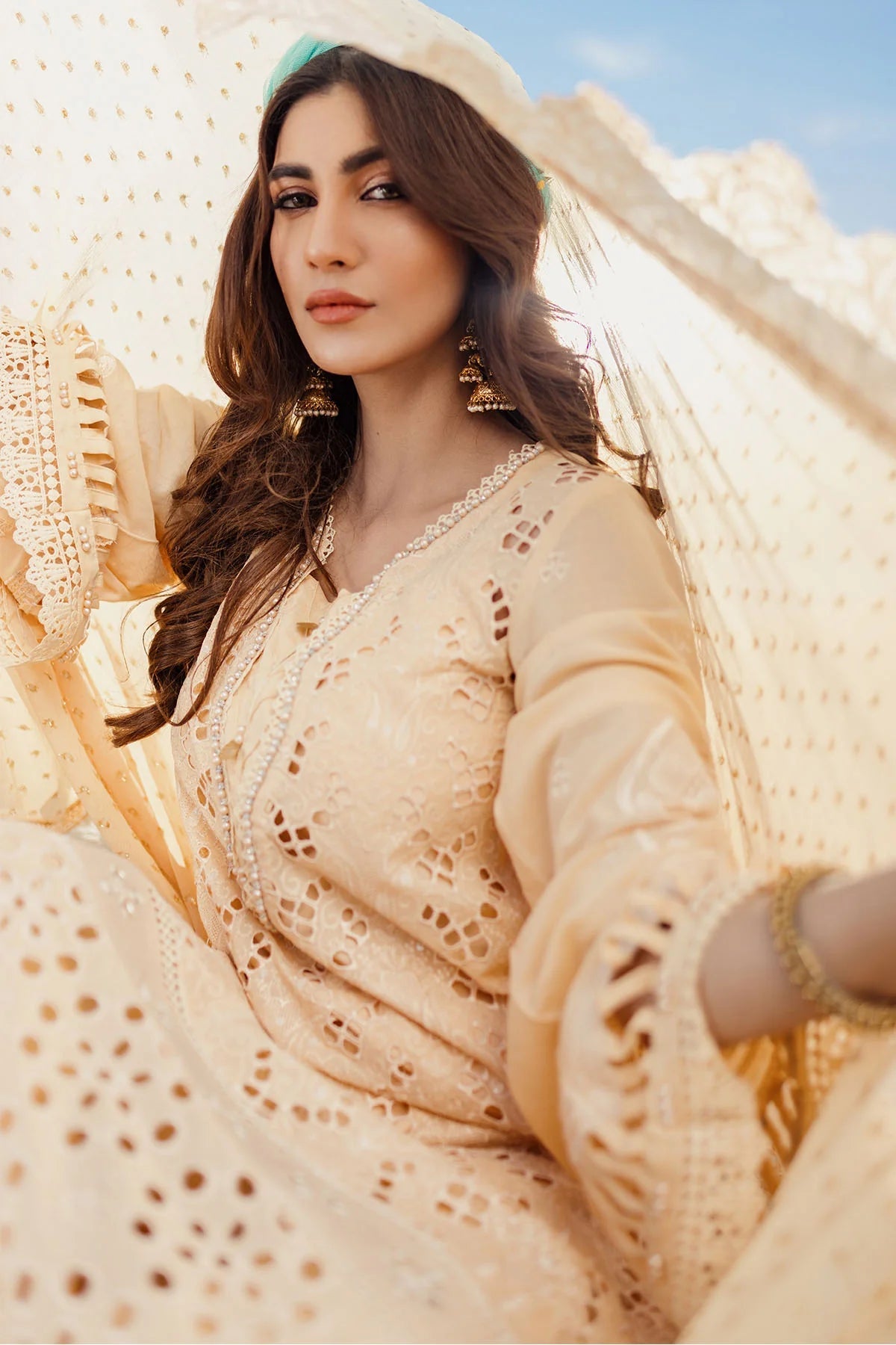 Nureh | Sehra Swiss Voil Lawn | FEROCE - NE-74