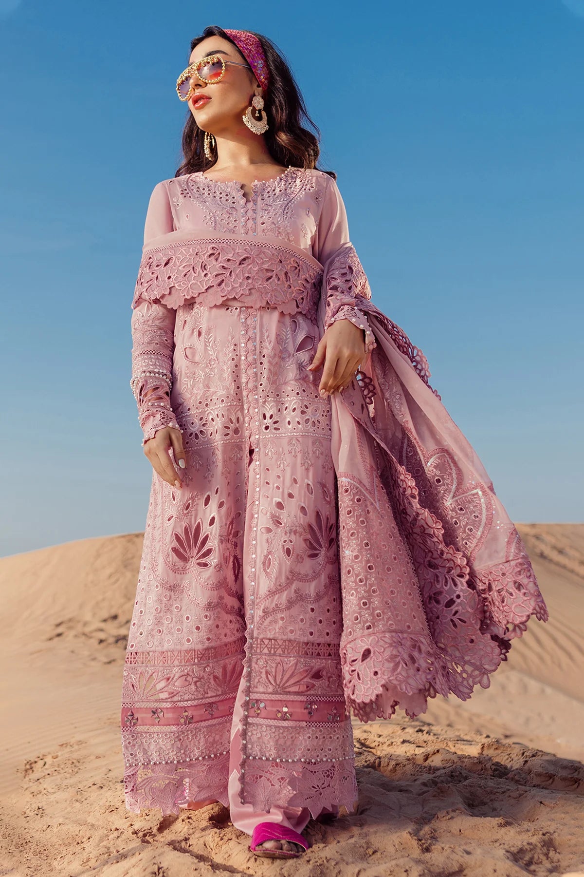 Nureh | Sehra Swiss Voil Lawn | CARNIVAL - NE-73