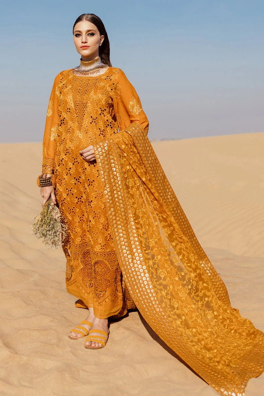 Nureh | Sehra Swiss Voil Lawn | MEEHA - NE-75