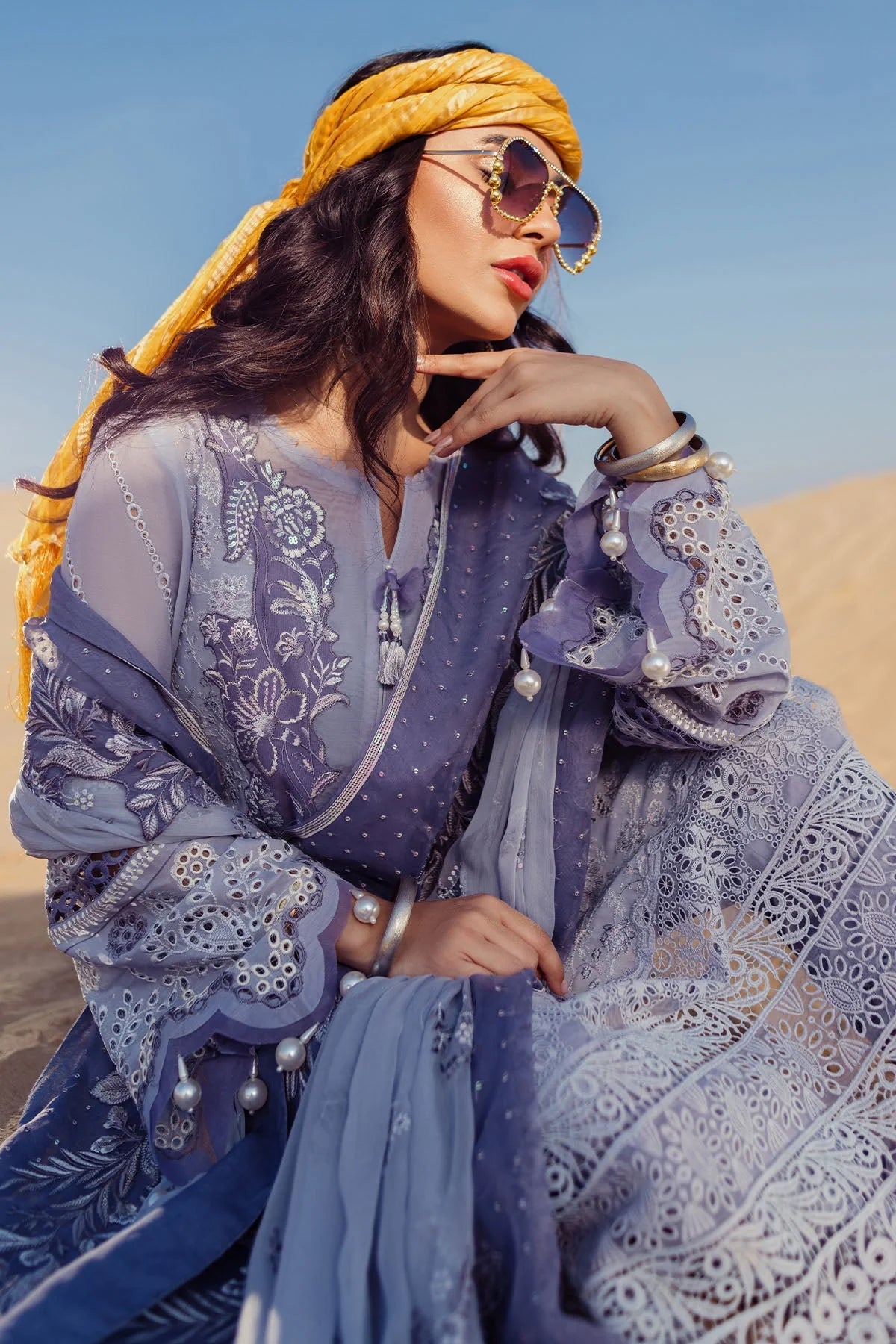 Nureh | Sehra Swiss Voil Lawn | CAMEO - NE-80
