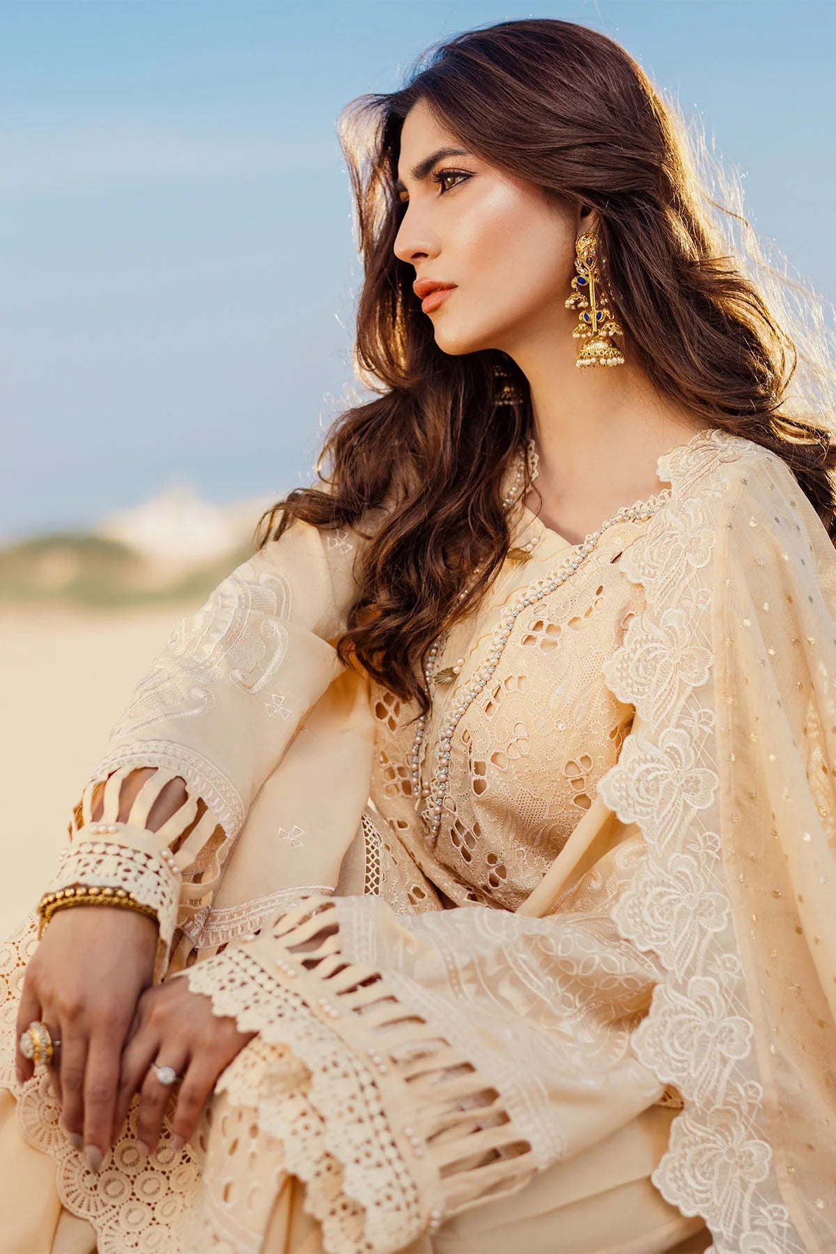 Nureh | Sehra Swiss Voil Lawn | FEROCE - NE-74