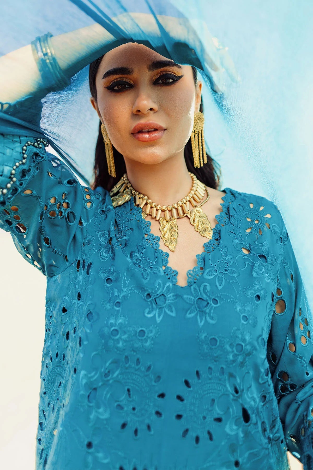 Nureh | Sehra Swiss Voil Lawn | BOSCO - NE-78