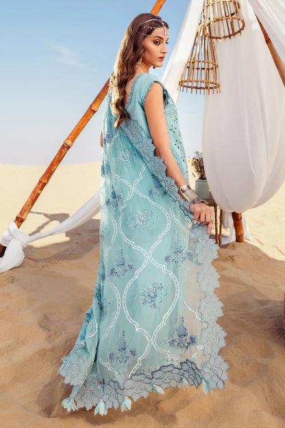 Nureh | Sehra Swiss Voil Lawn | AROOSH - NE-76