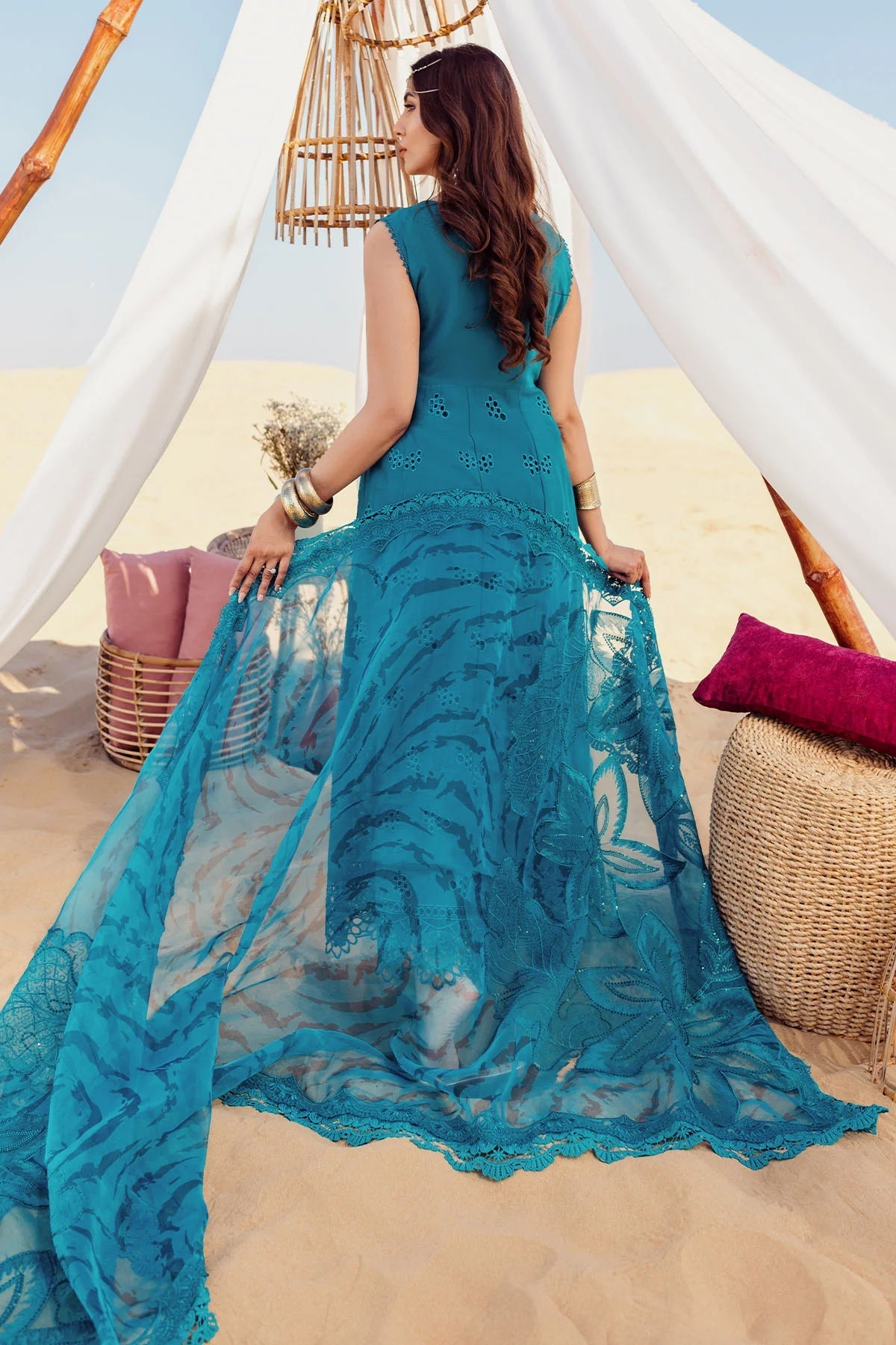 Nureh | Sehra Swiss Voil Lawn | BOSCO - NE-78