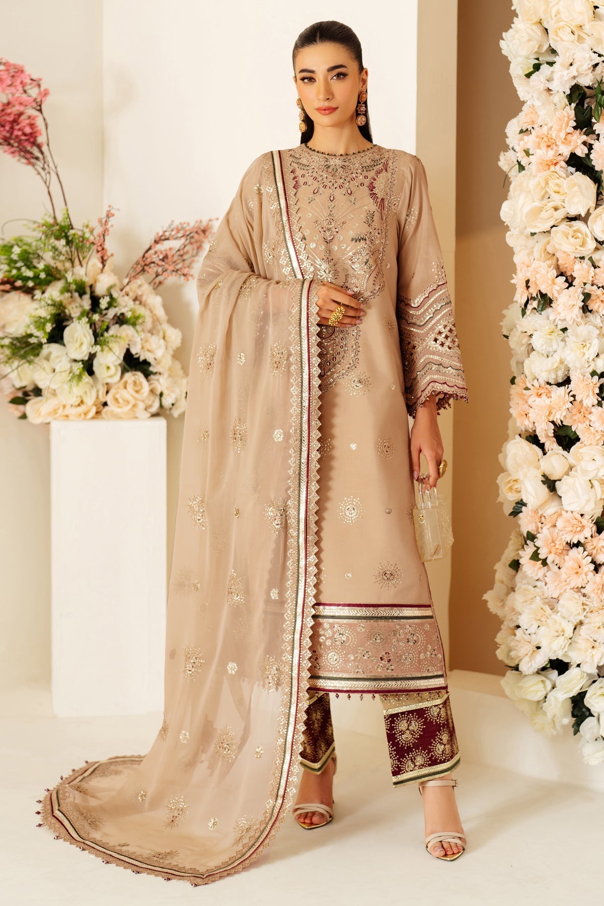 Alizeh | Luxury Raw Silk | AF-RS-06-OAK