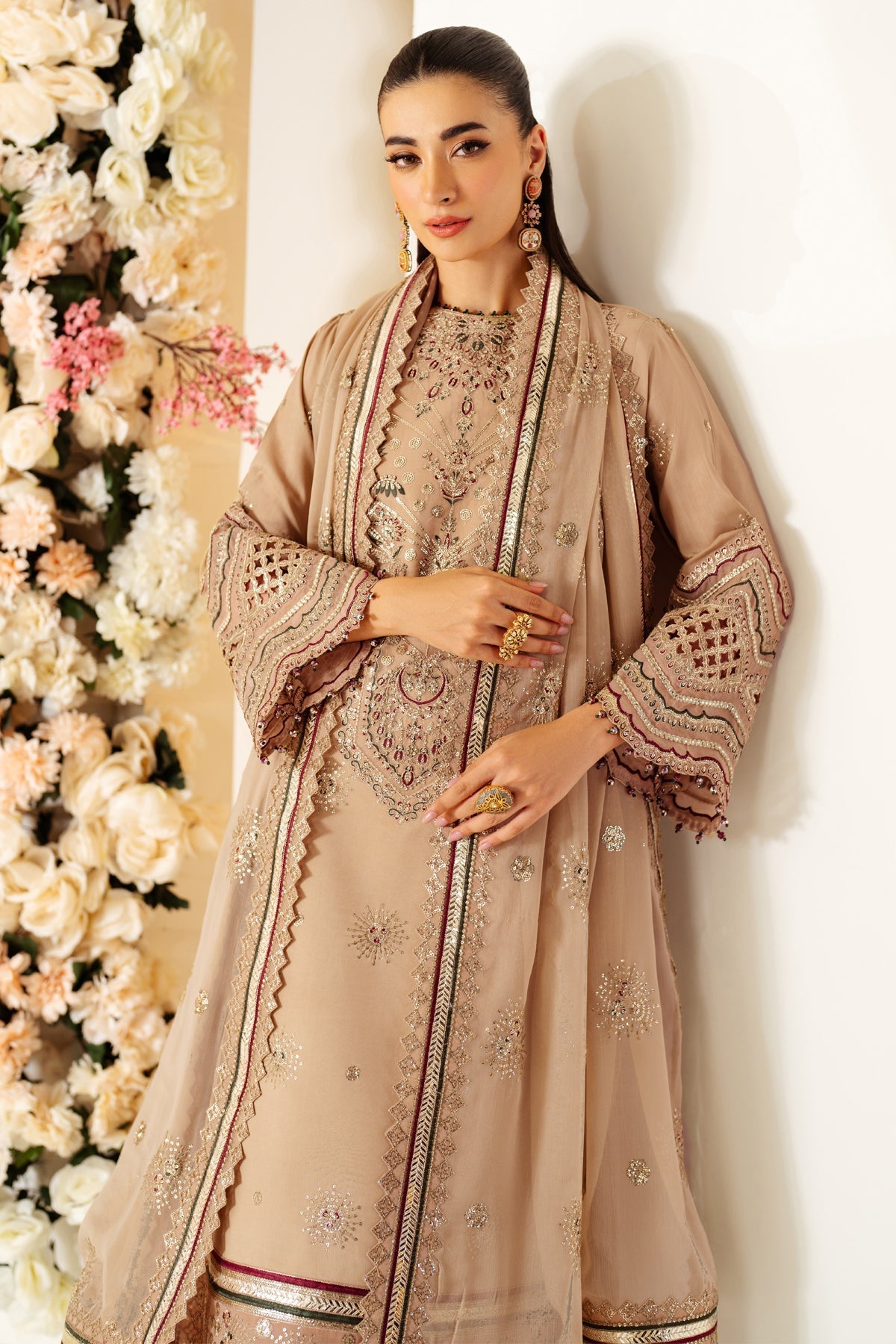 Alizeh | Luxury Raw Silk | AF-RS-06-OAK