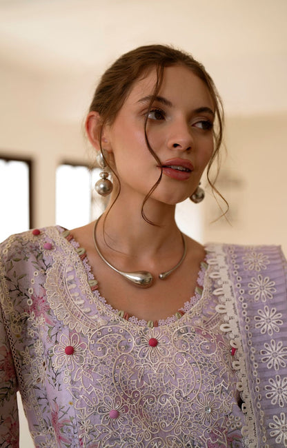 AJR Couture | Printakari Lawn 25 | Pearl