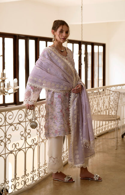 AJR Couture | Printakari Lawn 25 | Pearl