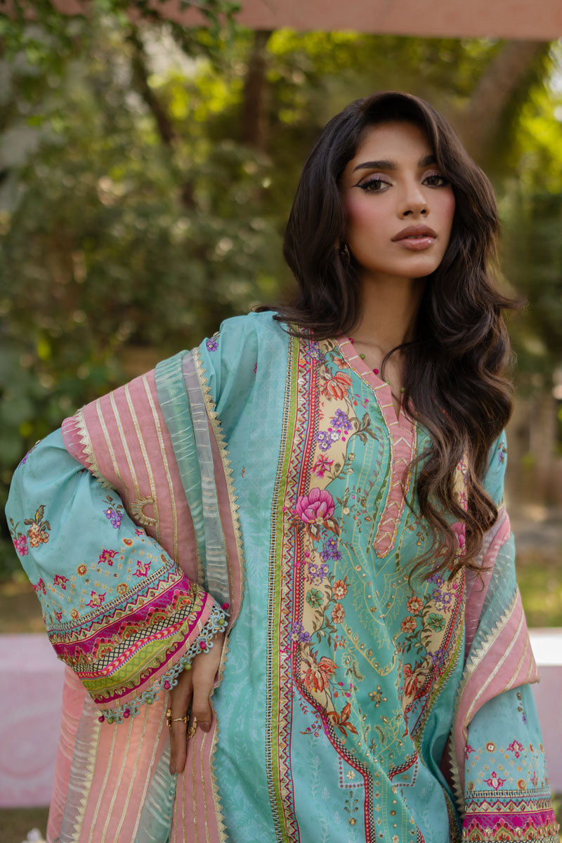 Qalamkar | Luxe Silk |   UA-06 SARA