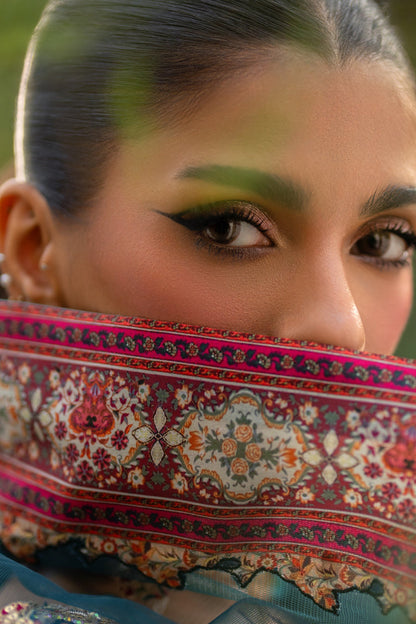 Qalamkar | Luxe Silk |  UA-09 TINA