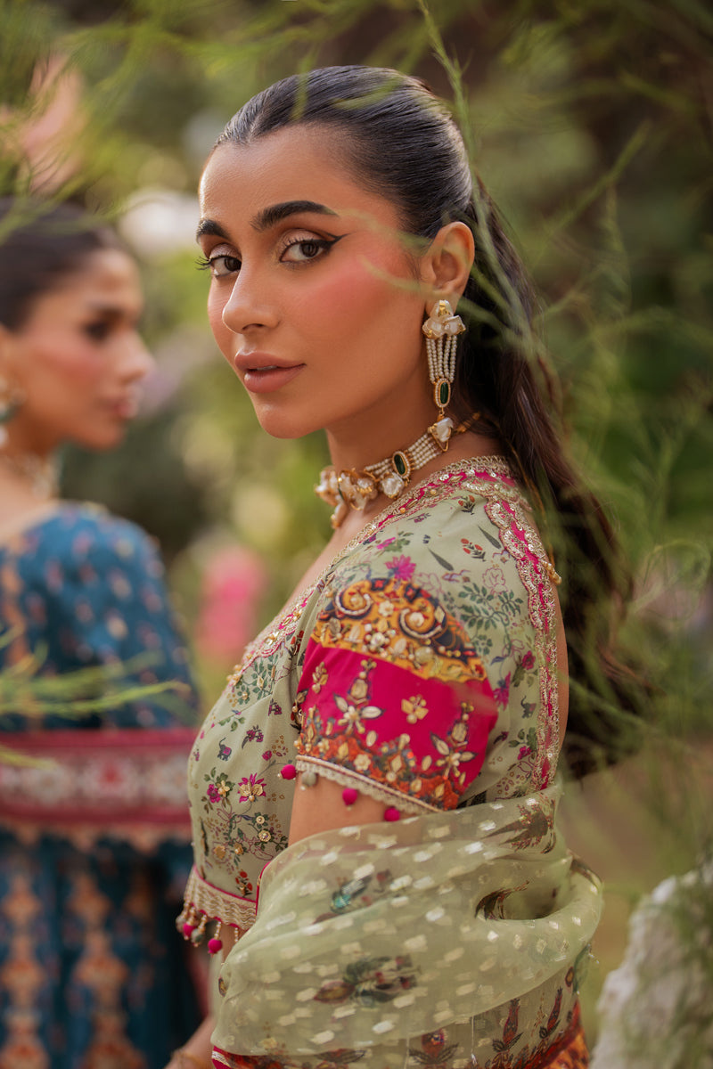 Qalamkar | Luxe Silk |  UA-08 LUNA