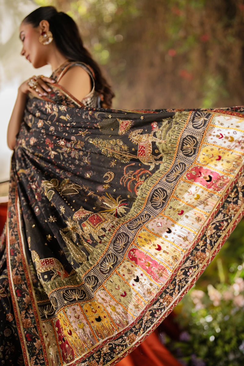 Qalamkar | Luxe Silk |   UA-04 AVA