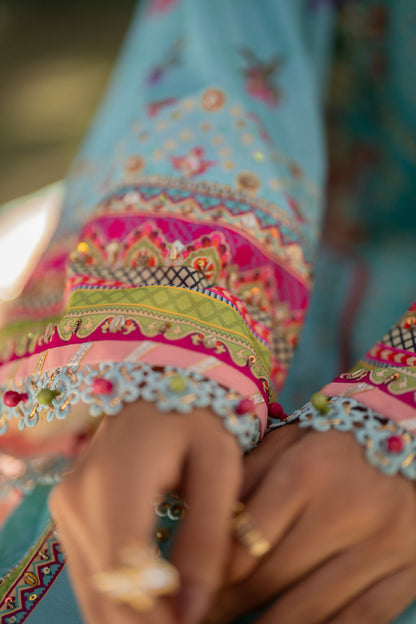 Qalamkar | Luxe Silk |   UA-06 SARA