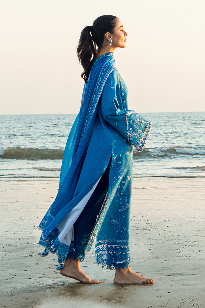 Qalamkar | Sahil Luxury Lawn | FK-03 VICTORIA