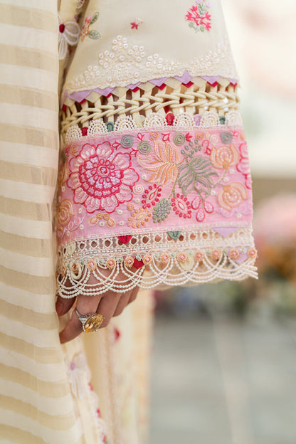 Qalamkar | Sahil Luxury Lawn | FK-14 SCARLETT