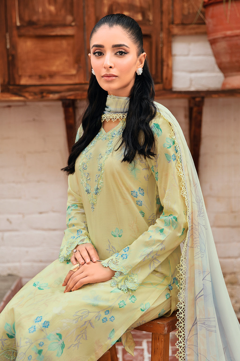 Ramsha | Rangrez Lawn Collection | N-407