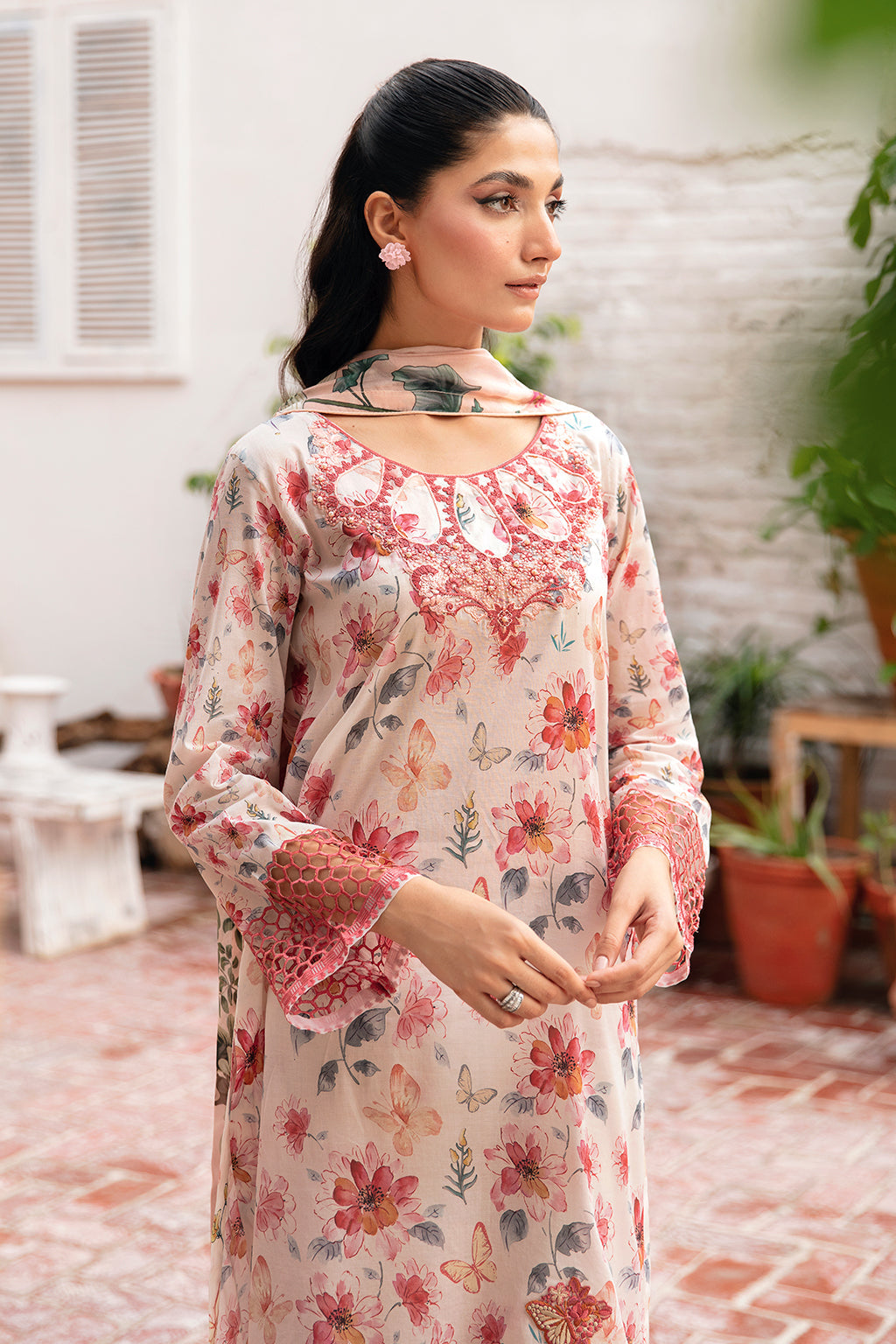 Ramsha | Rangrez Lawn Collection | N-406