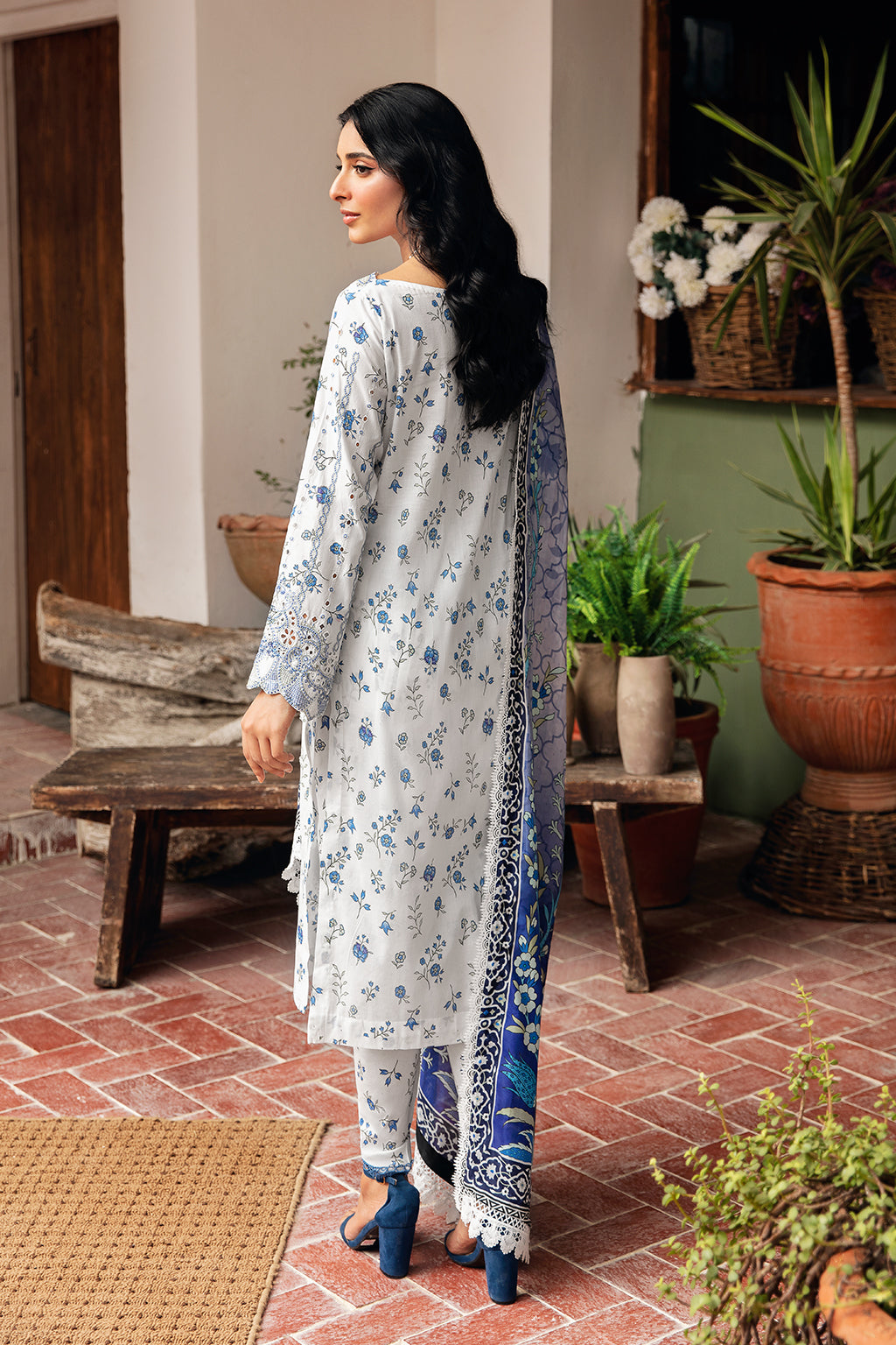 Ramsha | Rangrez Lawn Collection | N-403