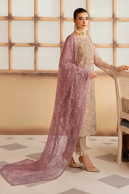 Ramsha | Minhal Organza Collection |   M-1206