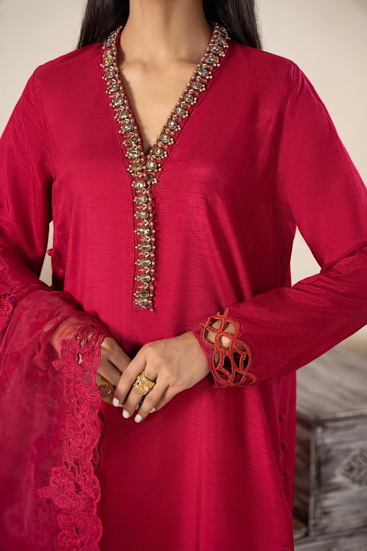 Maria B | Formal Wears | Suit Pink SF-PFW23-02