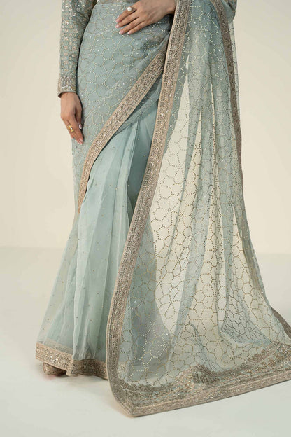 Maria B | Formal Wears | Raw Silk Saree | SF-W24-15