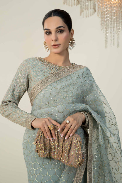 Maria B | Formal Wears | Raw Silk Saree | SF-W24-15