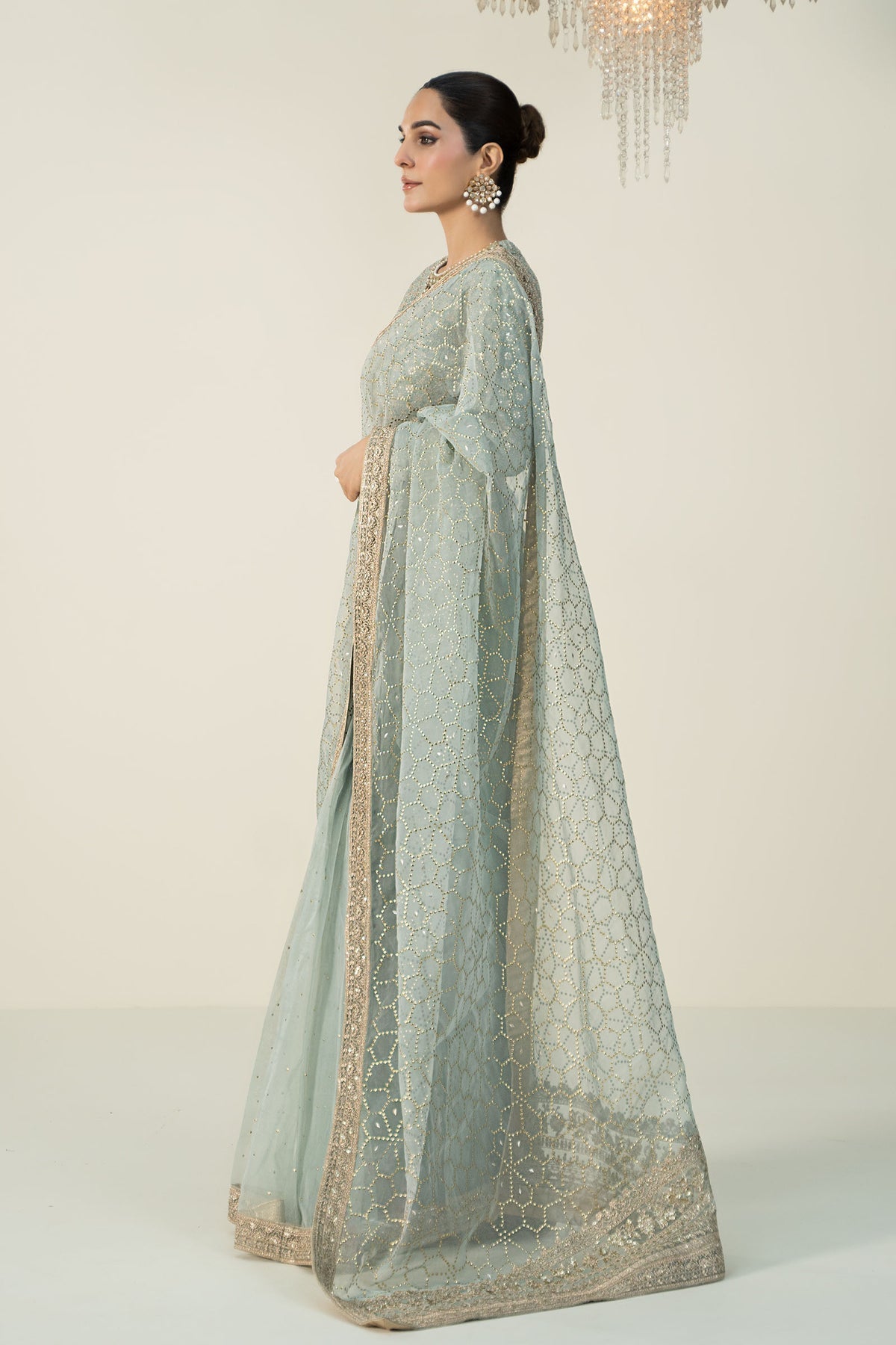 Maria B | Formal Wears | Raw Silk Saree | SF-W24-15