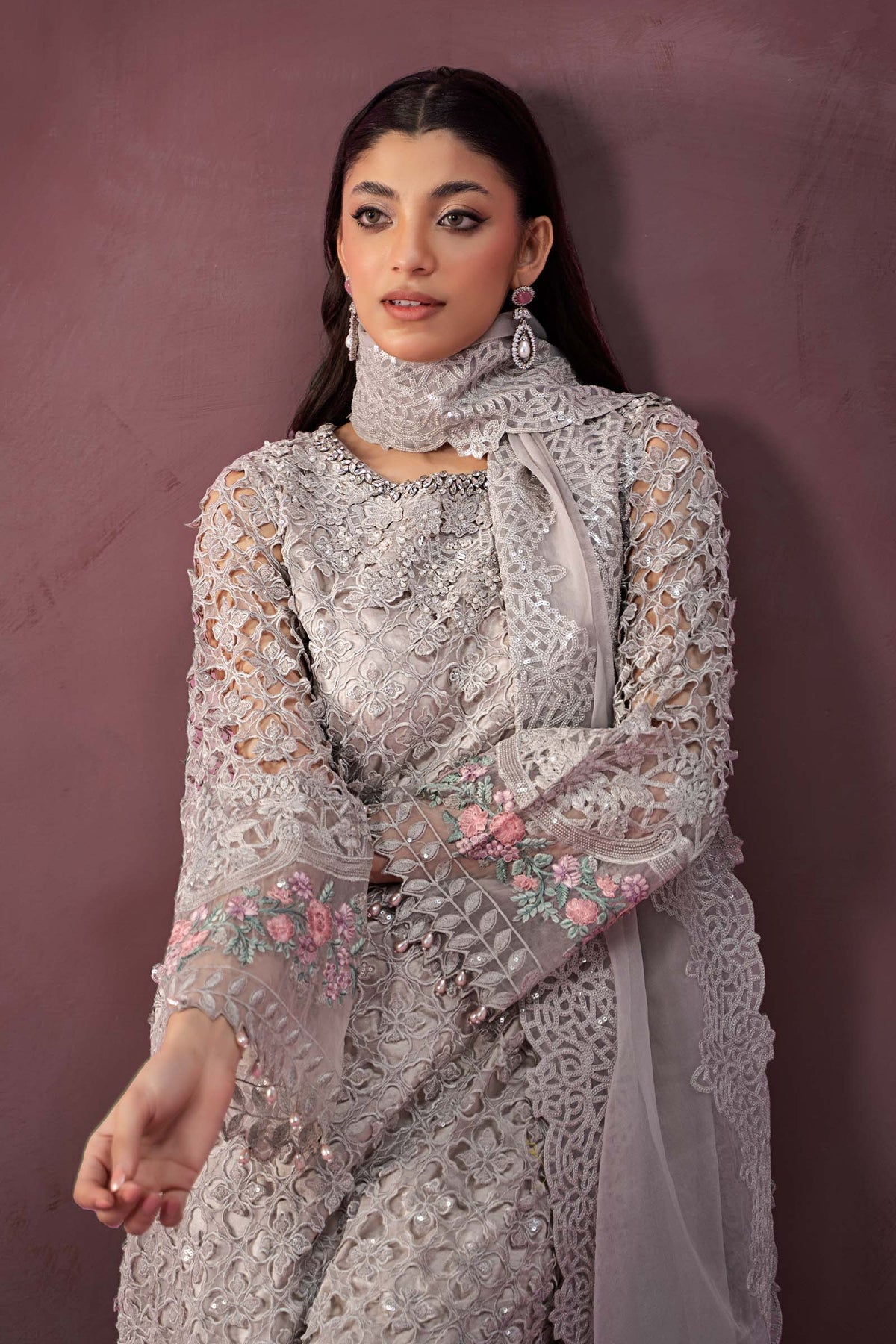 Maria B | Formal Wears | Organza Suit | SF-W24-69