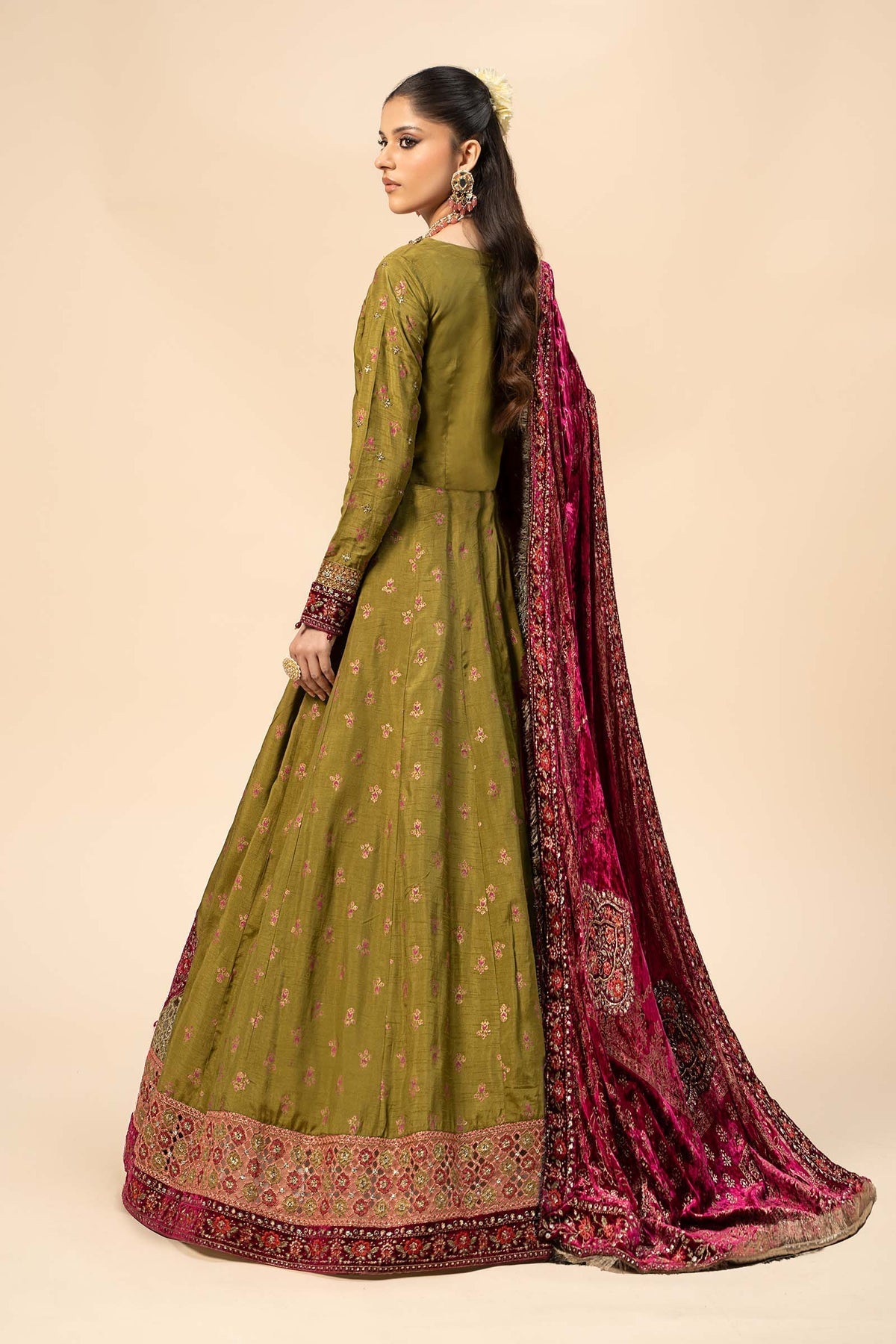 Maria B | Formal Wears | Raw Silk Suit | SF-W24-26
