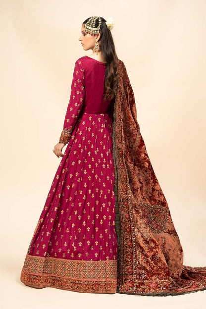 Maria B | Formal Wears | Raw Silk Suit | SF-W24-26-C