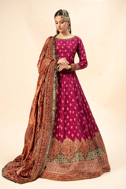 Maria B | Formal Wears | Raw Silk Suit | SF-W24-26-C