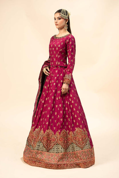Maria B | Formal Wears | Raw Silk Suit | SF-W24-26-C