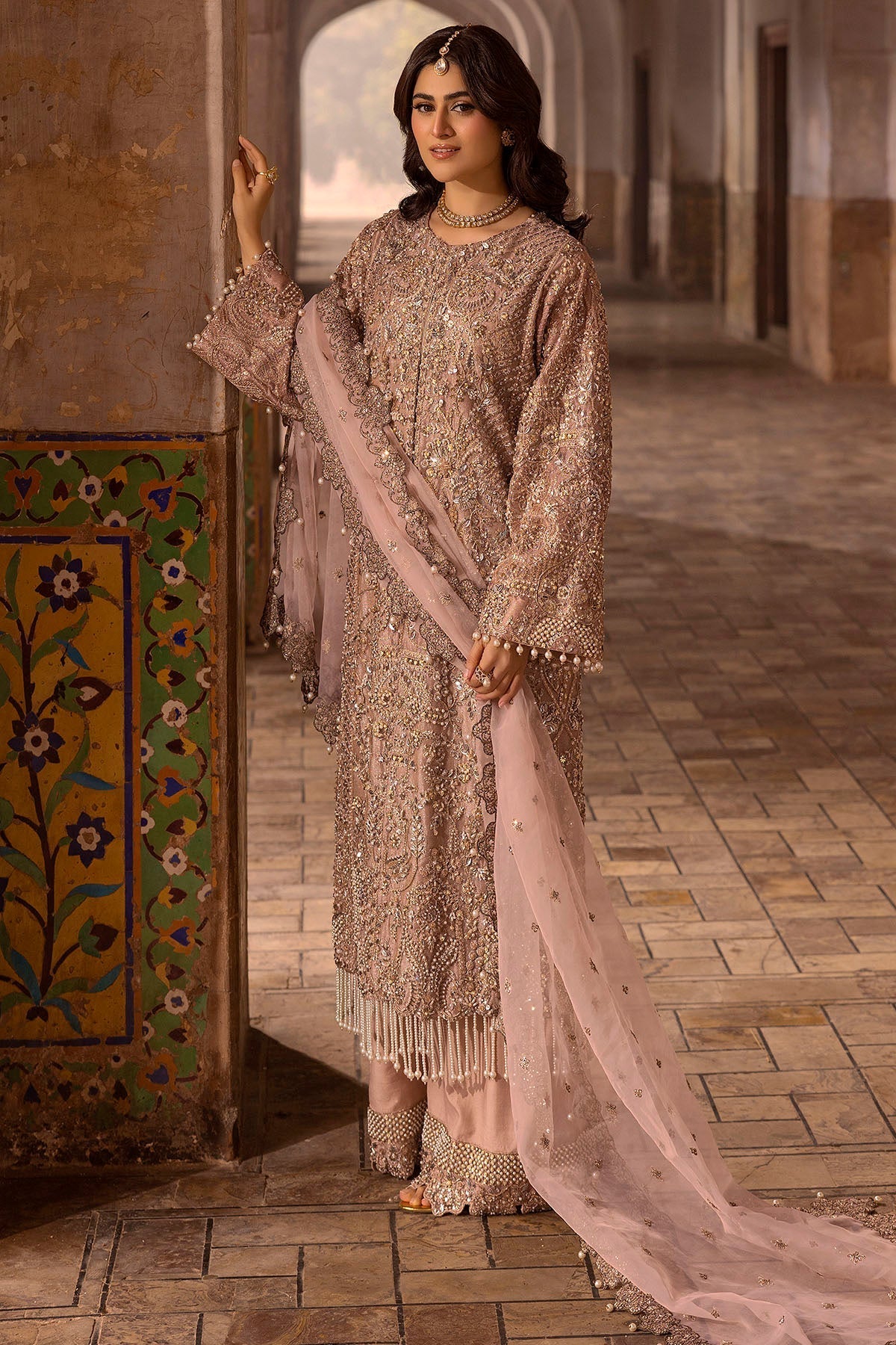 Motifz | Bridal Couture | 0012-MAYASA EMBROIDERED MESSORI STITCHED