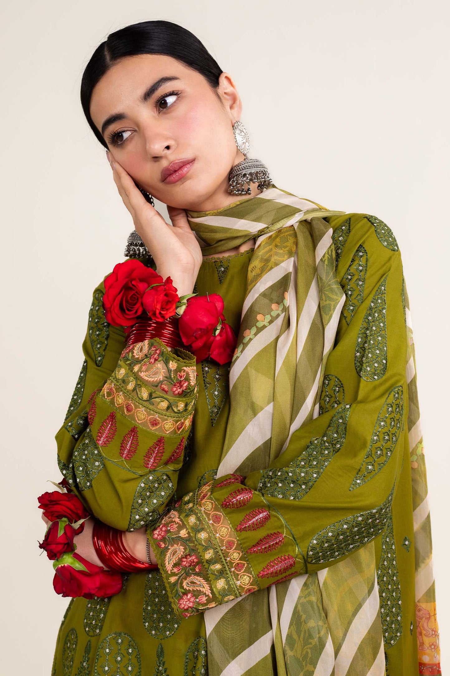 Zara Shahjahan | Stitched Lawn 24 | SL-AINA-8B