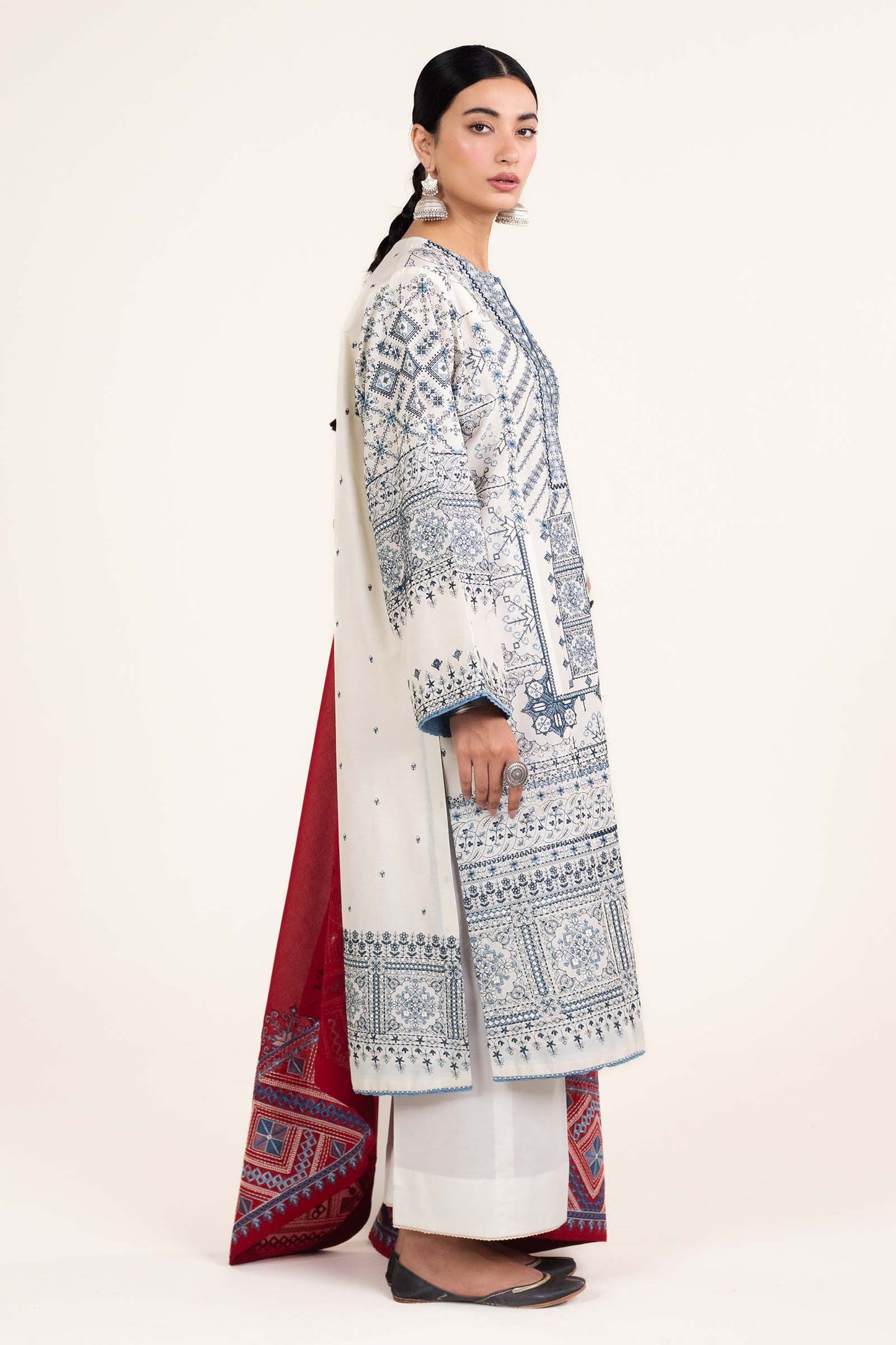 Zara Shahjahan | Stitched Lawn 24 | SL-DIYA-2A