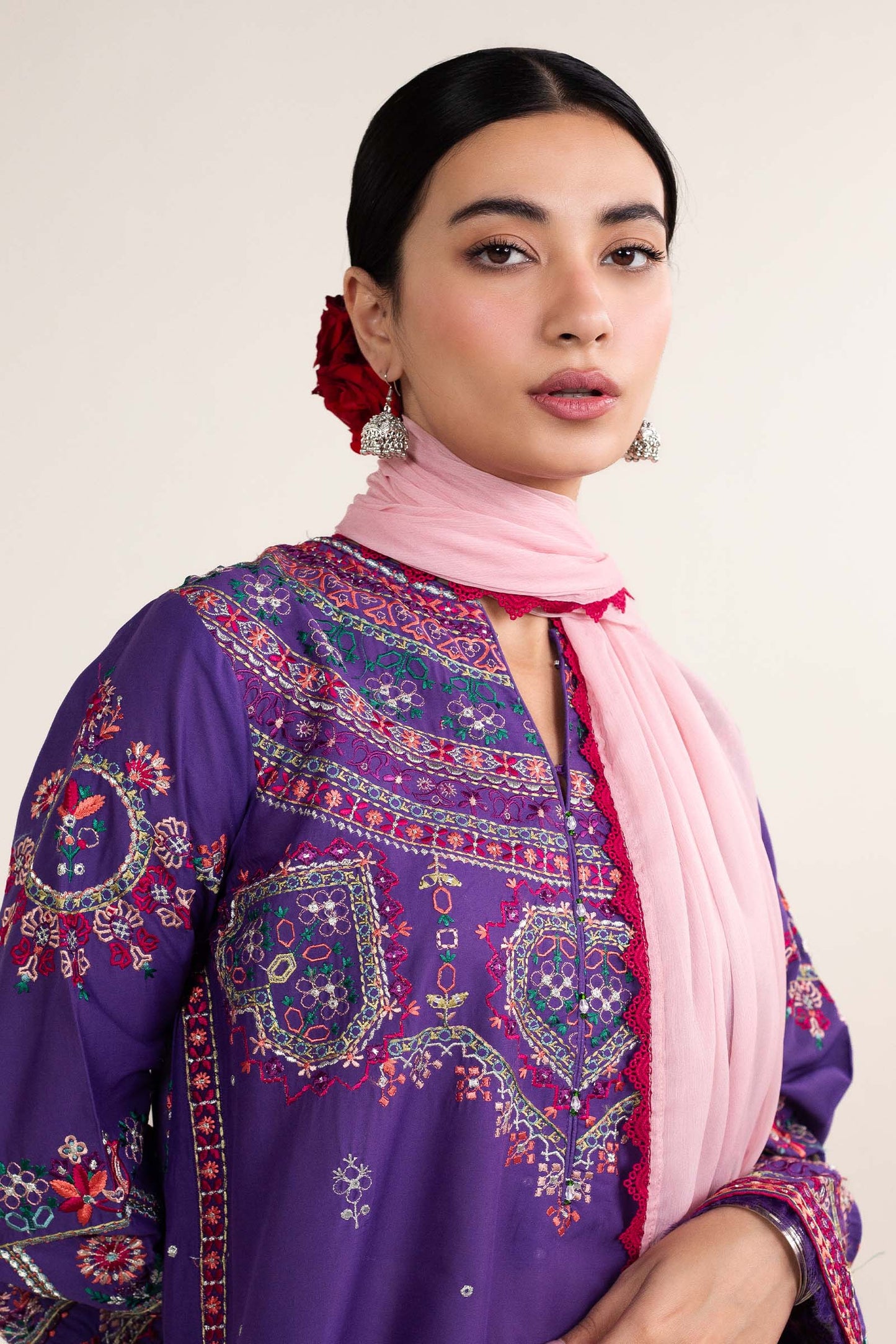 Zara Shahjahan | Stitched Lawn 24 | SL-LAMIA-7B