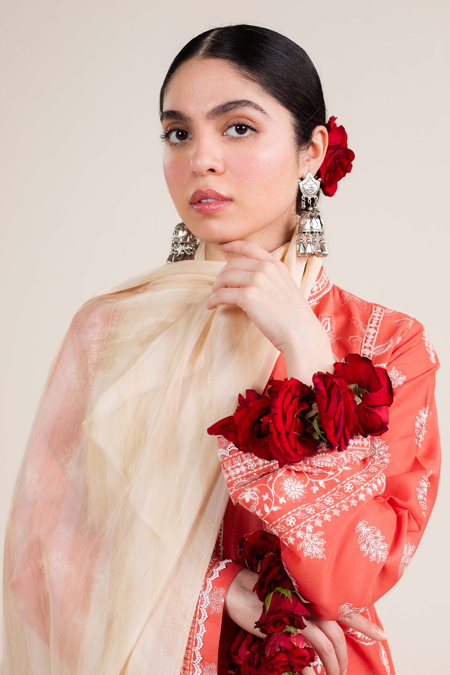 Zara Shahjahan | Stitched Lawn 24 | SL-MAHI-1A