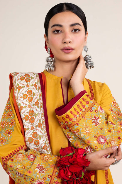 Zara Shahjahan | Stitched Lawn 24 | SL-SANDAL-10A