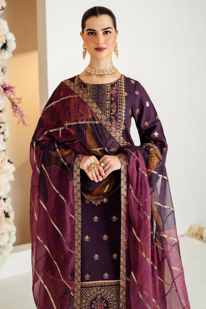 Alizeh | Luxury Raw Silk | AF-RS-05-SCARLET