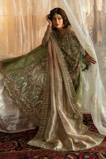 Hayat by Afrozeh Embroidered Organza 3Pc Suit AFH-24-03 SHREYA