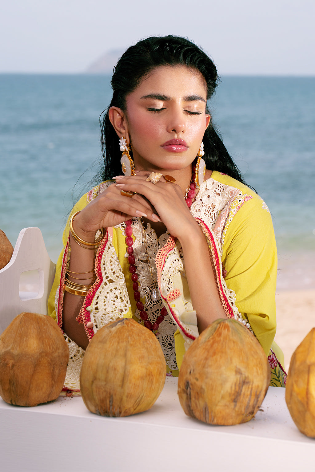 AJR Couture | Dastan Luxury Lawn 25 | Sunset