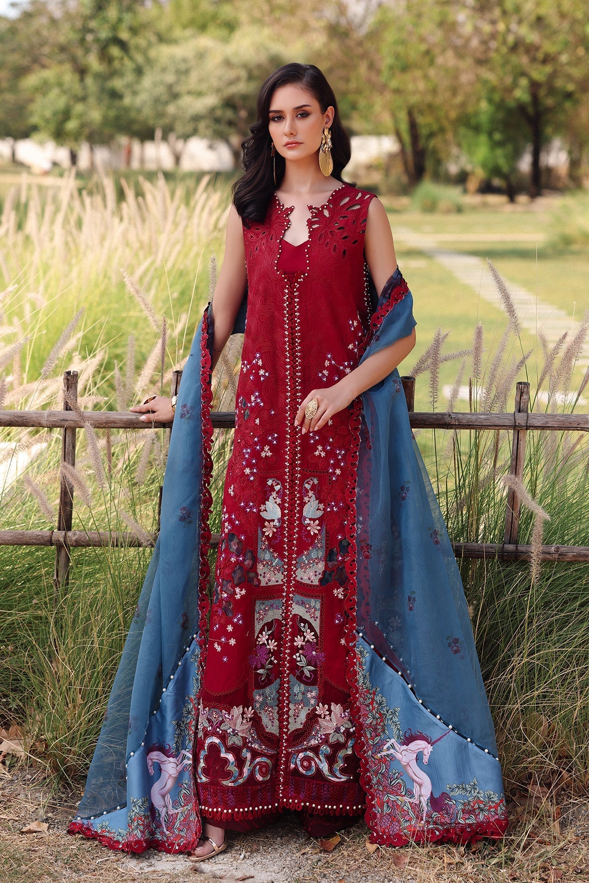 Afrozeh | Lawn 25 | Glacis