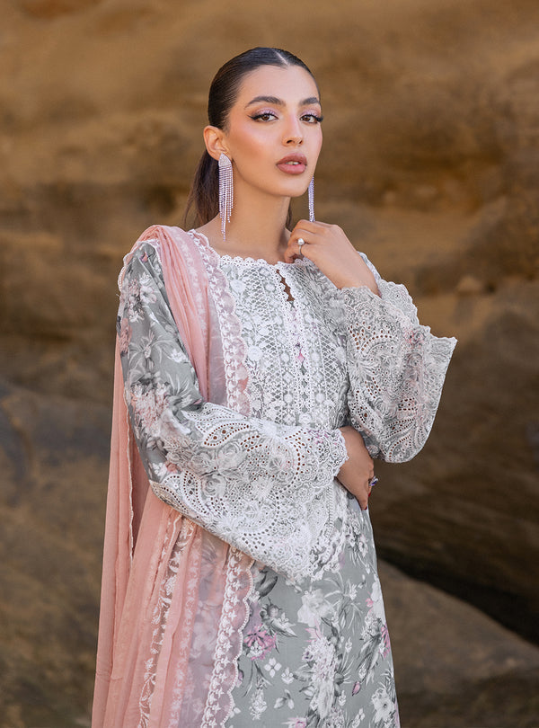 Zainab chottani | Luxury Chikankari 24 | LANA - 10A