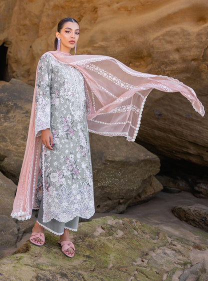 Zainab chottani | Luxury Chikankari 24 | LANA - 10A