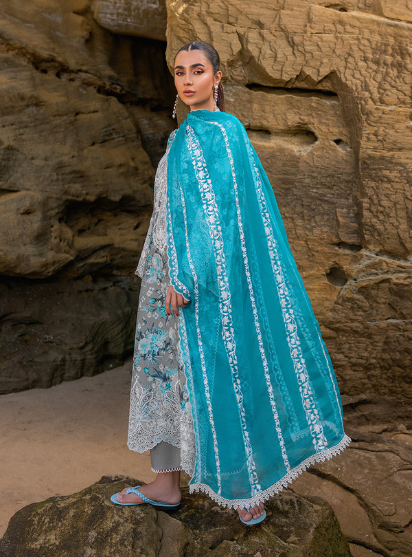 Zainab chottani | Luxury Chikankari 24 | LANA - 10B